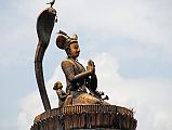 Kathmandu Patan Durbar Square 11 King Yoganarendra Malla Column Close Up